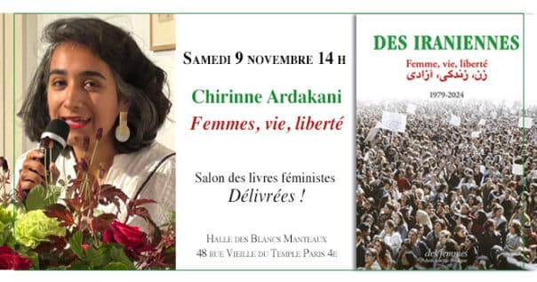 Chirinne Ardakani au salon des livres Délivrées