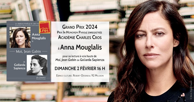 Anna Mouglalis Grands Prix 2024 de l'Académie Charles Cros