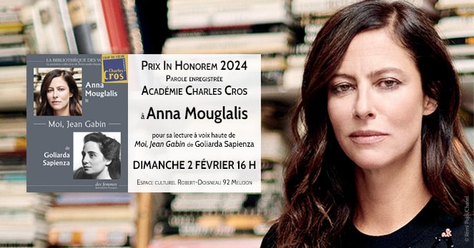 Anna Mouglalis Prix In Honorem 2024 de l’Académie Charles Cros